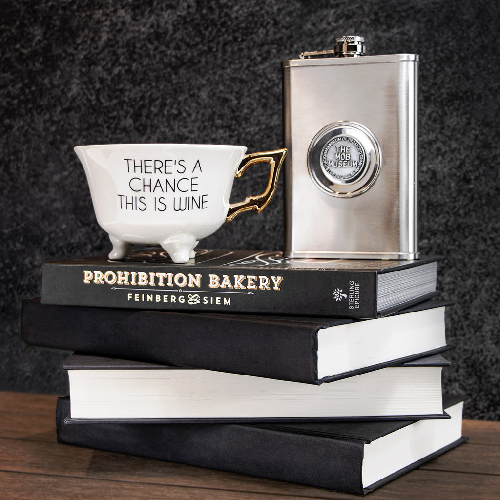 The Mob Museum 8oz Pocket Flask