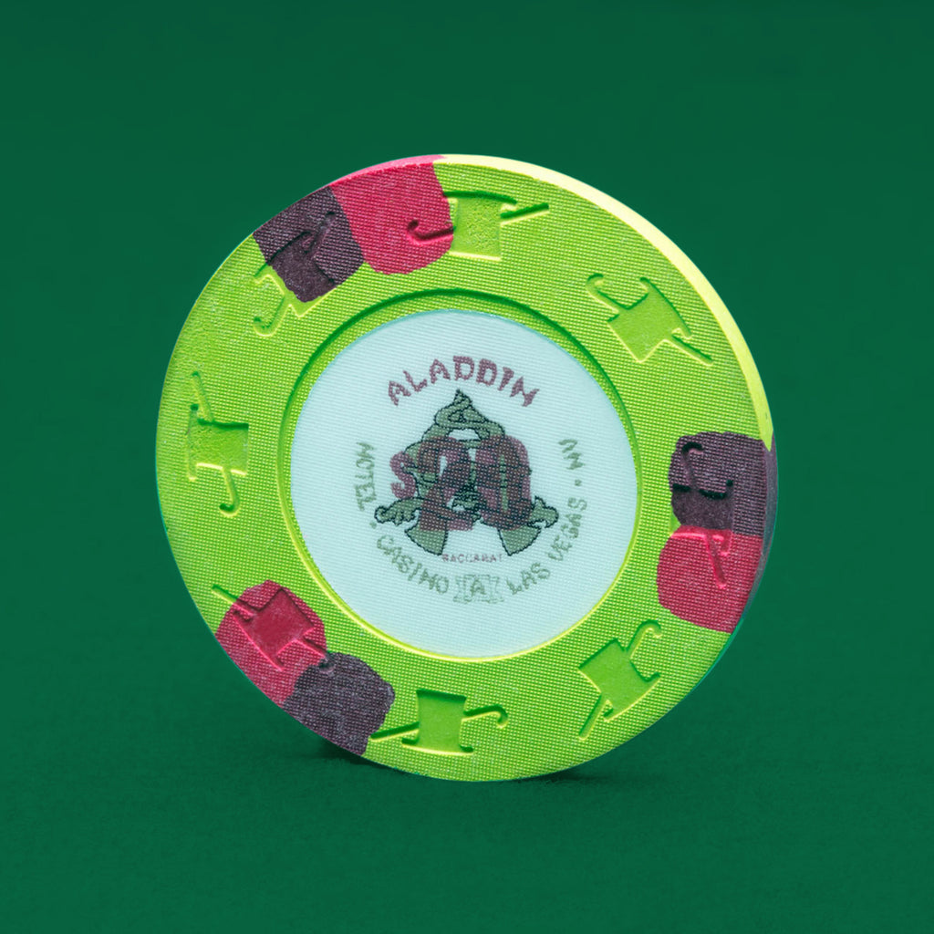 Aladdin Casino Las Vegas  $20 Baccarat Chip 1989