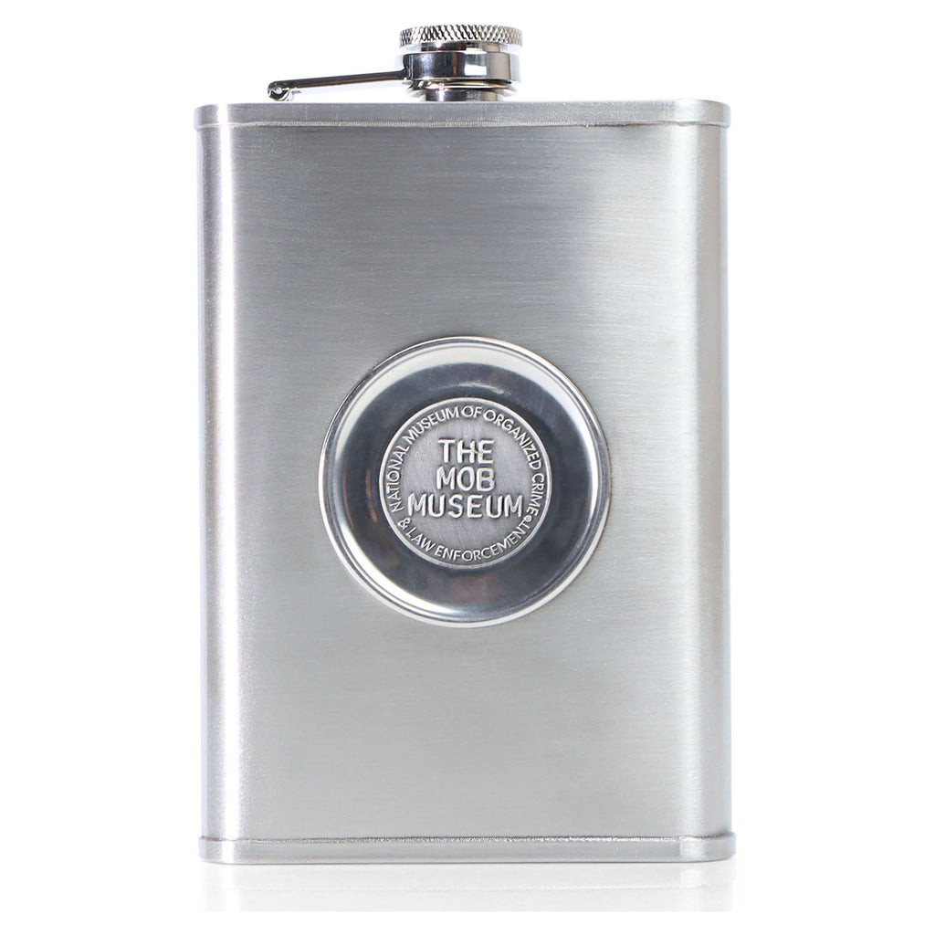 The Mob Museum 8oz Pocket Flask