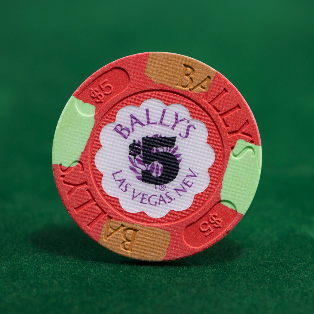 Bally's Casino Las Vegas Nevada $5 Chip 1986