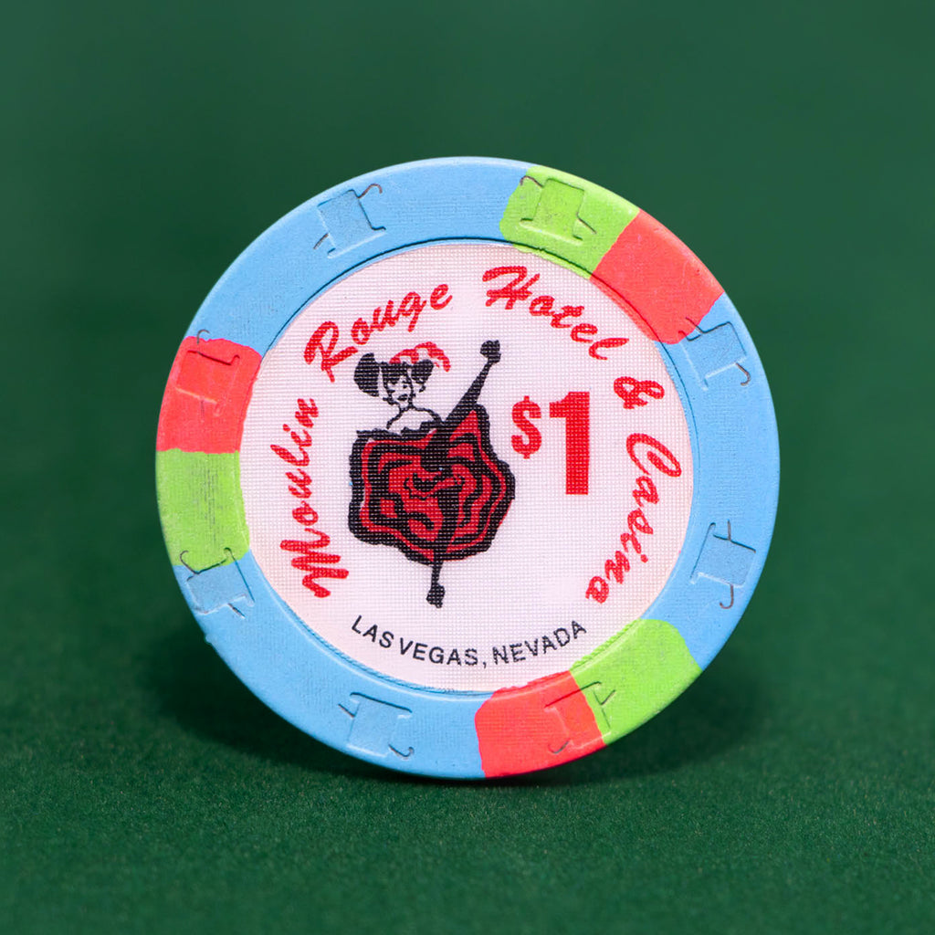 Moulin Rouge Casino Las Vegas Nevada $1 Chip 1993