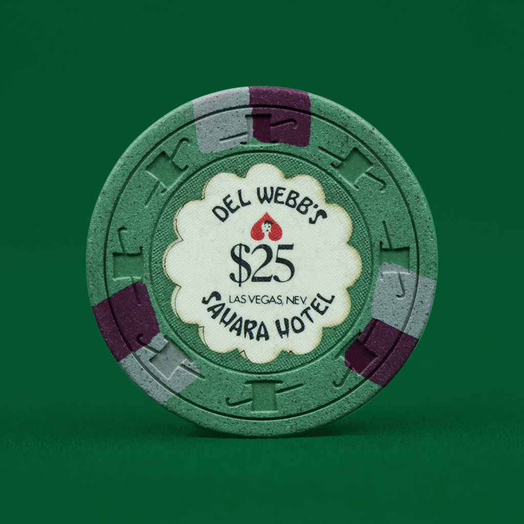 Sahara Del Webb's Casino Las Vegas $25 Chip 1971