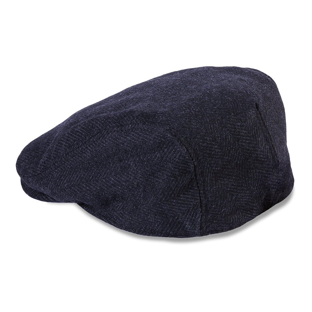 Navy Wool Driver Hat