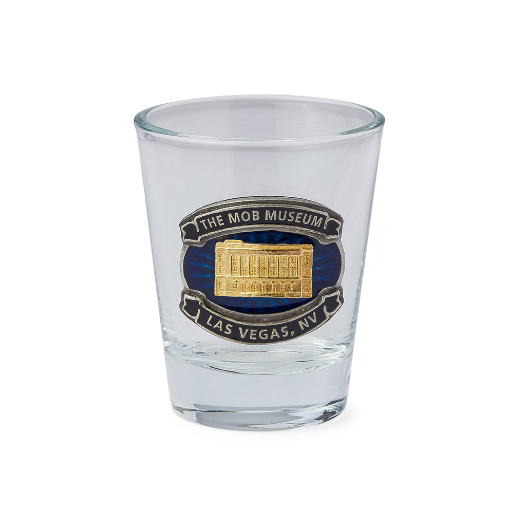 The Mob Museum Building Shot Glass