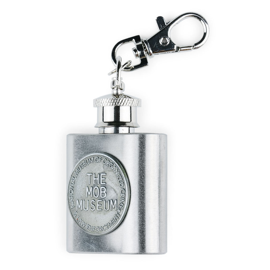 The Mob Museum 1oz Flask Keychain