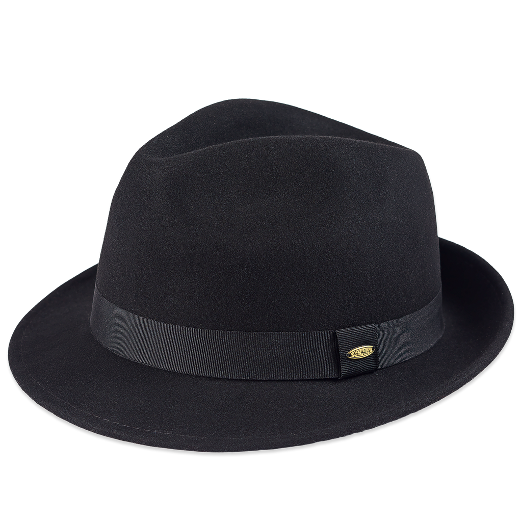 Gurney Tricolor Big Brim Style Hat - Callanan Handmade Hats Black / Medium (57 cm)