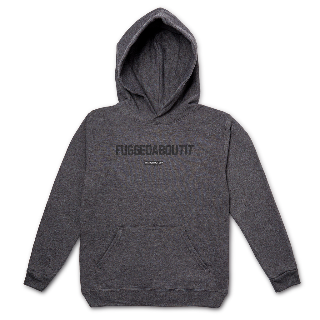 Youth Fuggedaboutit Charcoal Hoodie