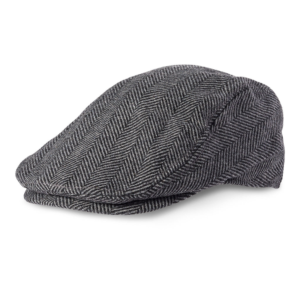 Gray Wool Driver Hat