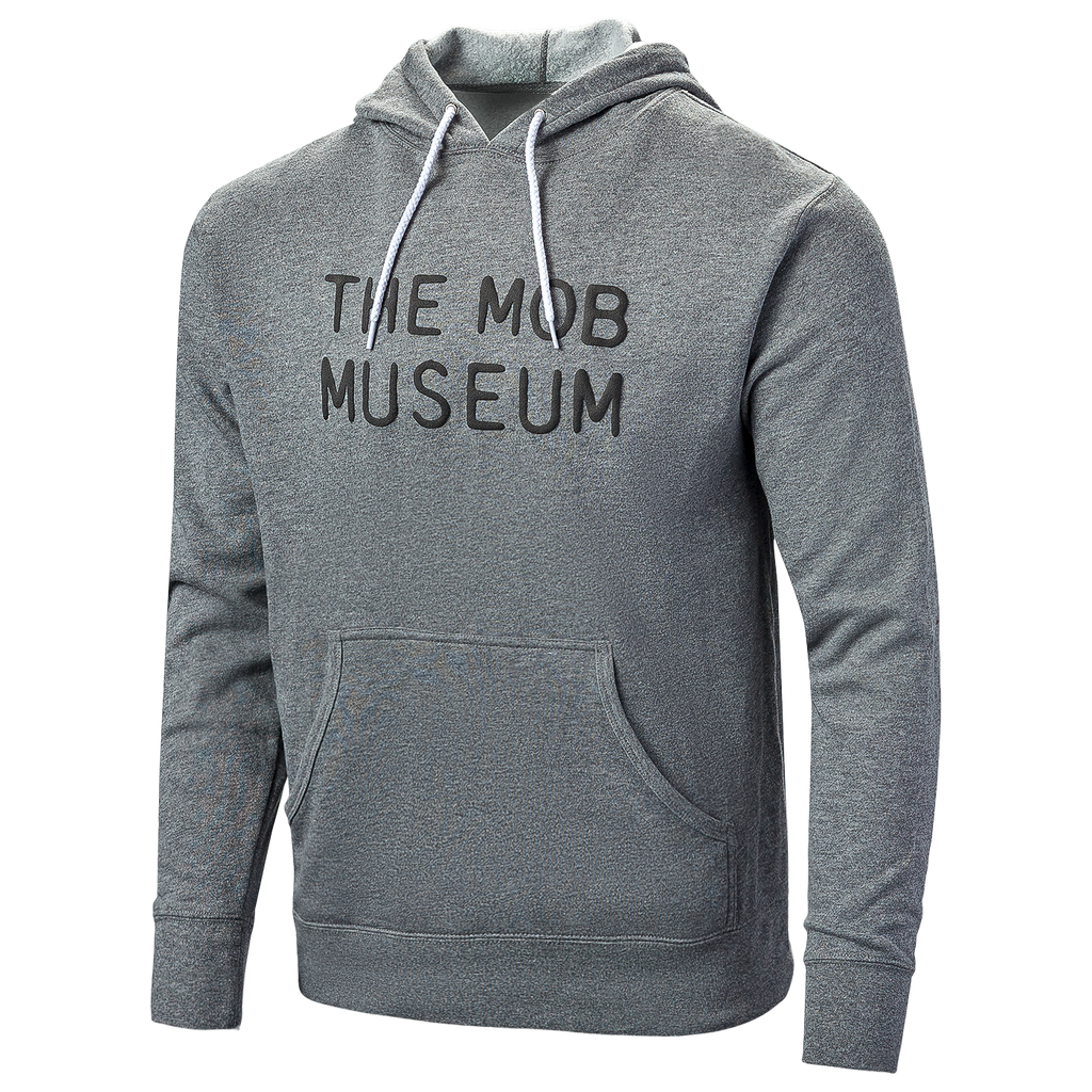 The Mob Museum Heather Charcoal Hoodie